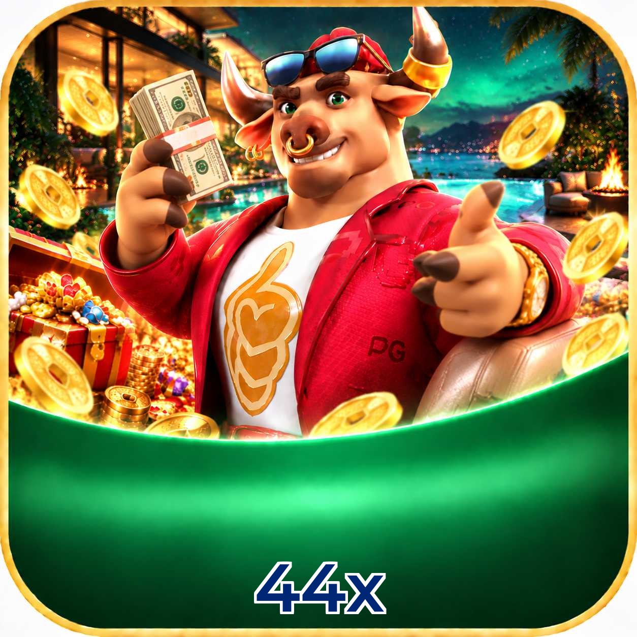 Catálogo de 2.547 jogos da 44x incluindo Pragmatic Play e Evolution Gaming